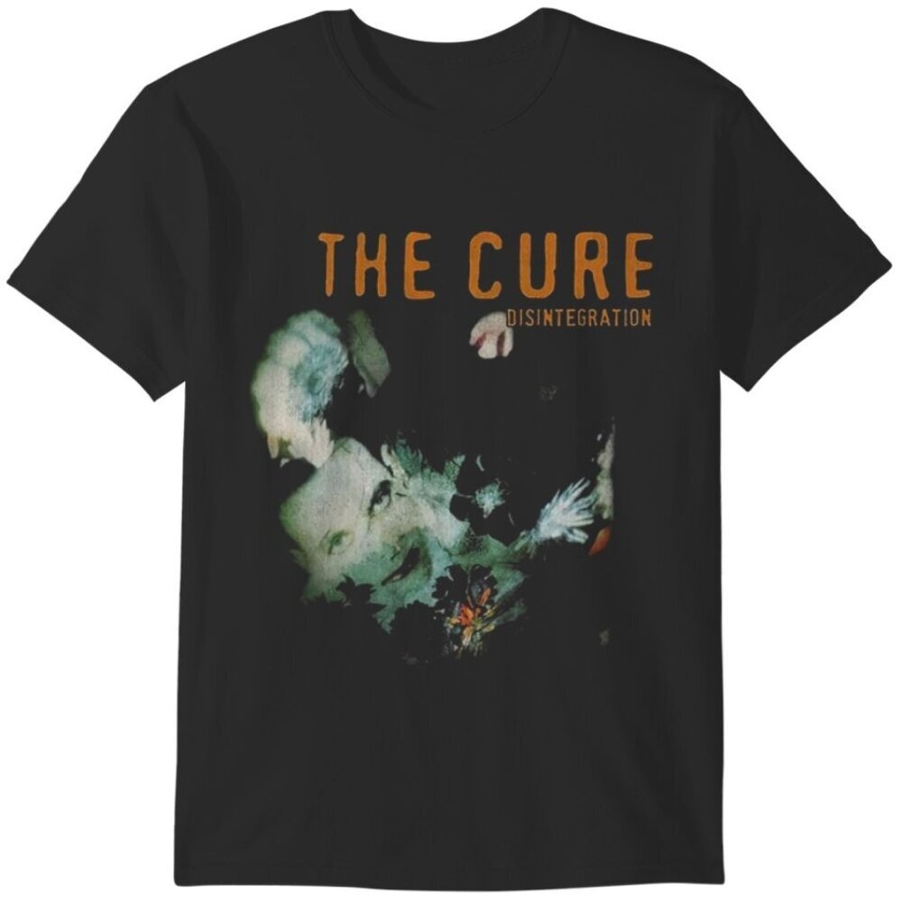 The Cure Disintegration Robert Smith Graphic T-Shirt Alternative Rock Fan Tee